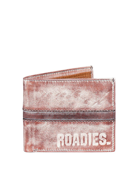 

ROADIES BY JUSTANNED MEN'S TREATED BEIGE WALLET