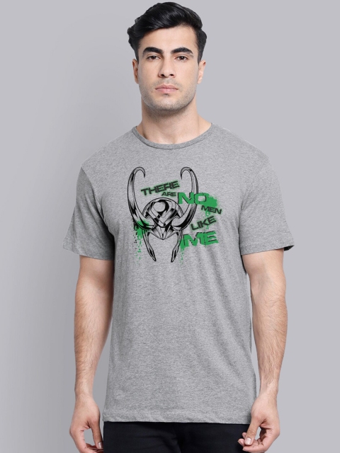 

Free Authority Men Grey Loki Printed T-shirt