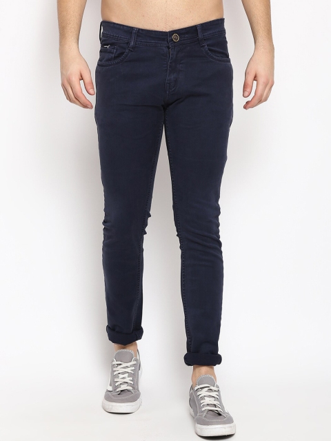 

V2 Value & Variety Men Navy Blue Jeans