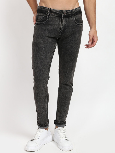 

V2 Value & Variety Men Coffee Brown Heavy Fade Jeans