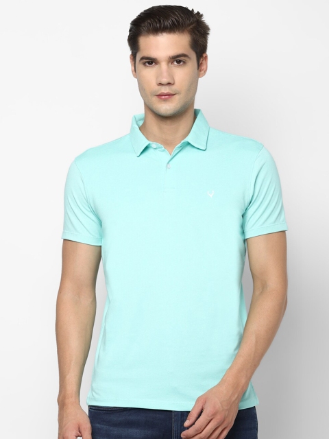 

Allen Solly Men Blue Polo Collar T-shirt