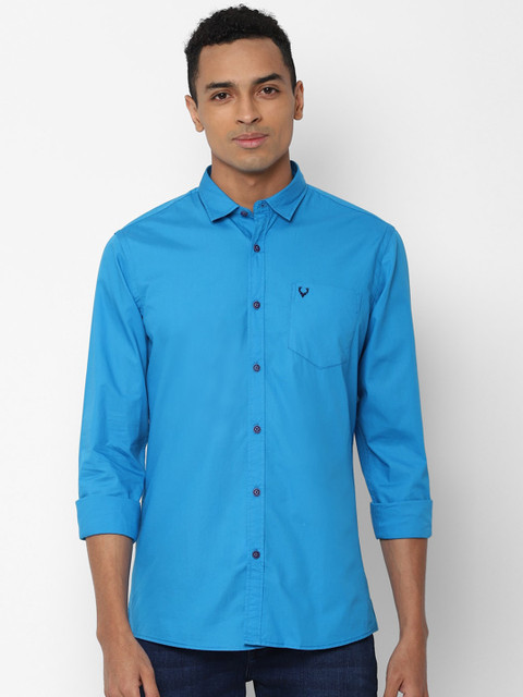 

Solly Jeans Co Men Blue Casual Shirt