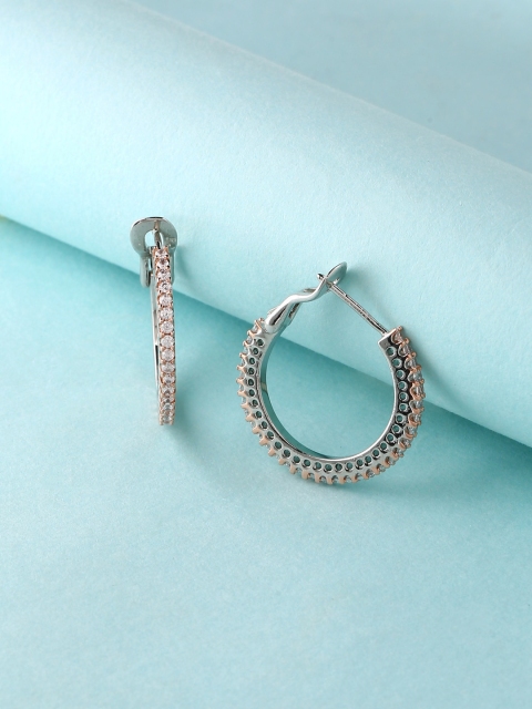 

ADORN by Nikita Ladiwala Silver Circular Hoop Earrings