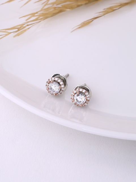 

ADORN by Nikita Ladiwala Silver-Toned Studs