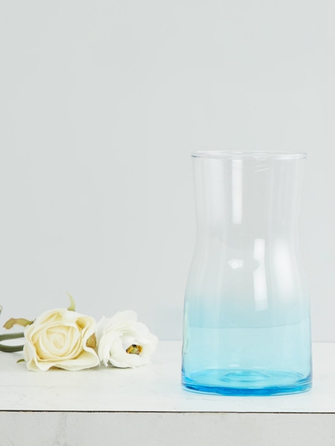 

Home Centre Blue & Transparent Eadric Ombre Vase