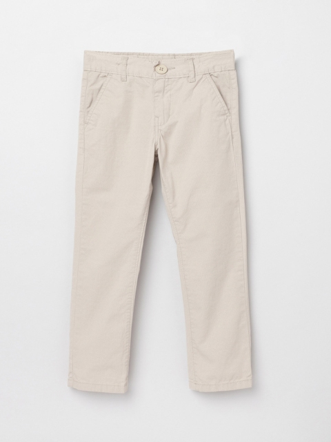 

max Boys Beige Regular Trousers Regular Trousers