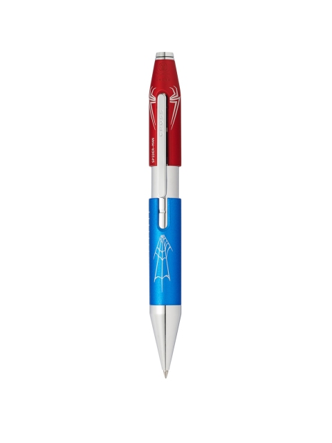 

Cross Blue & Silver-Toned Spider-Man Print Edge BXD Roller Ball Pen with Box