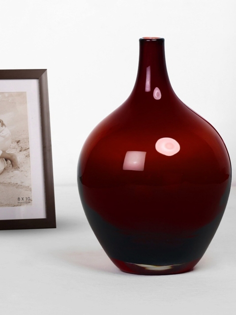 

Home Centre Rust Brown Eadric Glass Vase
