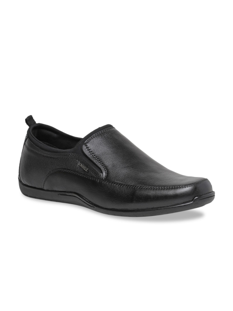 

VON WELLX GERMANY Men Black Leather Loafers