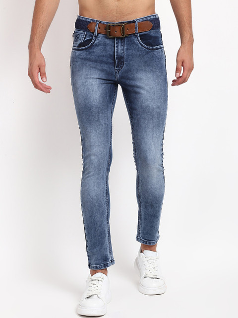 

V2 Value & Variety Men Blue Heavy Fade Jeans