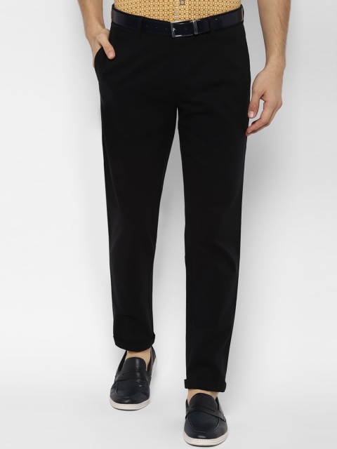 

Allen Solly Men Black Slim Fit Regular Trousers Regular Trousers