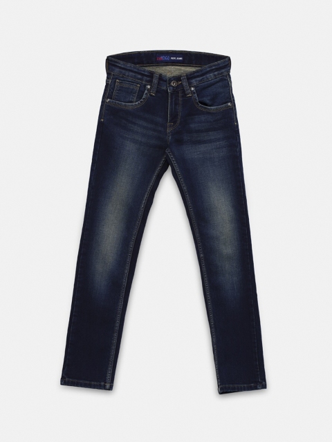

Pepe Jeans Boys Blue Slim Fit Heavy Fade Jeans