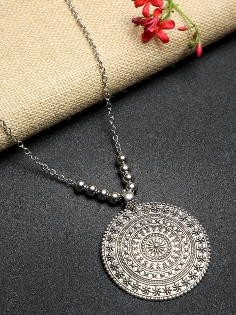 

NEUDIS Silver-Plated Alloy Oxidised Necklace