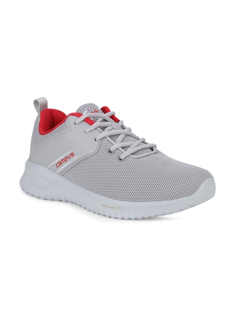 

Campus Men Grey Mesh Running Shoes