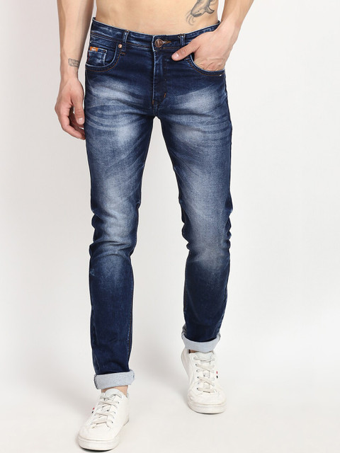 

V2 Value & Variety Men Blue Heavy Fade Jeans