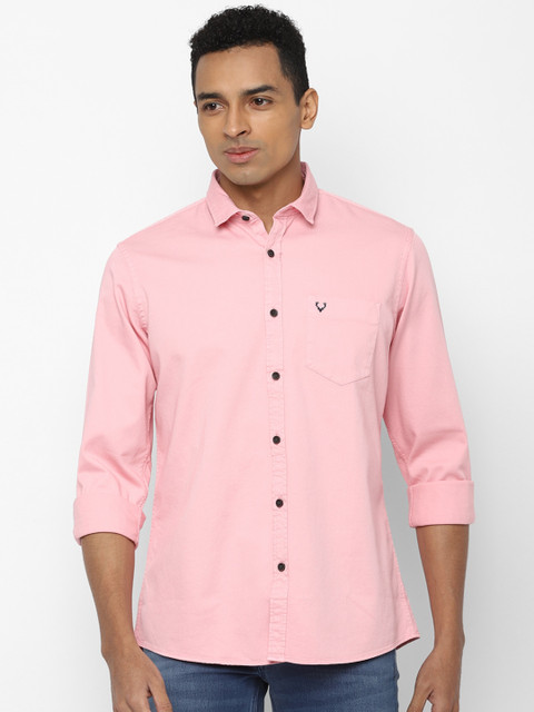 

Solly Jeans Co Men Pink Casual Shirt
