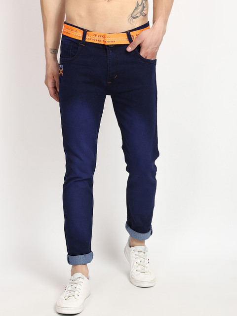 

V2 Value & Variety Men Navy Blue Jeans