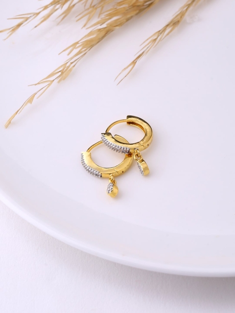 

ADORN by Nikita Ladiwala Silver-Toned Hoop Earrings