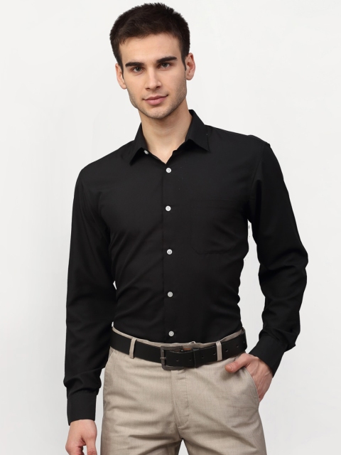 

JAINISH Men Black Solid Regular Fit Formal Shirt