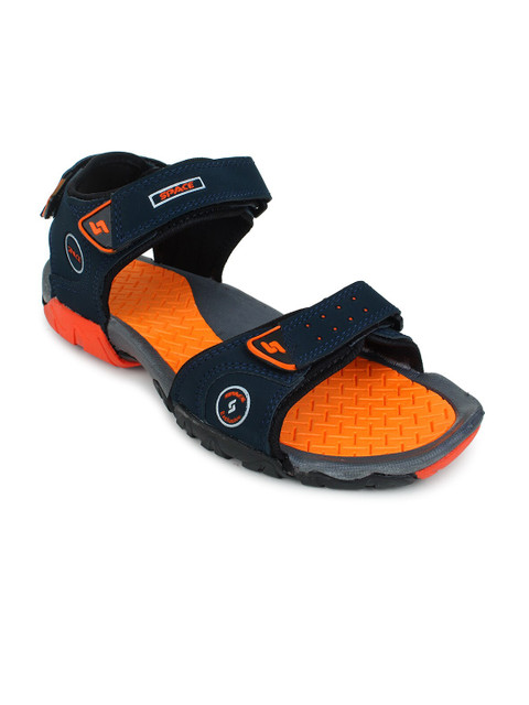 

Space Men Navy Blue & Orange Comfort Sandals