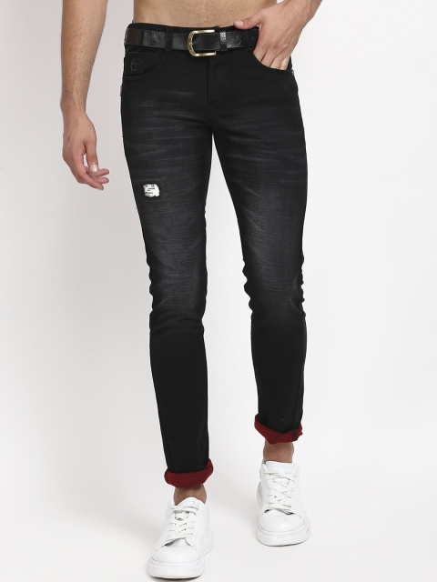 V2 Value & Variety Men Grey Low Distress Light Fade Jeans