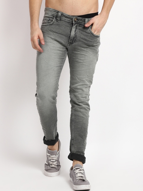 

V2 Value & Variety Men Olive Green Light Fade Jeans