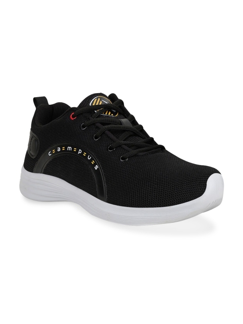 

Campus Men Black Mesh Running Shoes