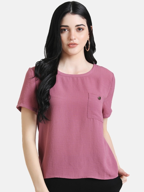

Kazo Mauve Regular Top