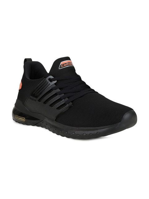 

Campus Men Black Mesh Running Shoes