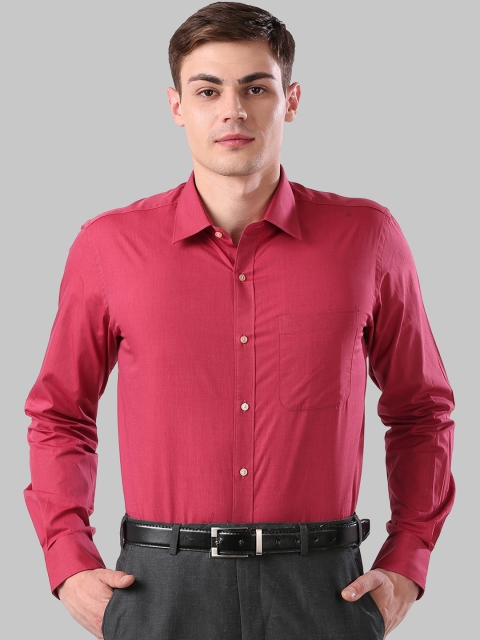 

Raymond Men Magenta Pink Solid Formal Shirt