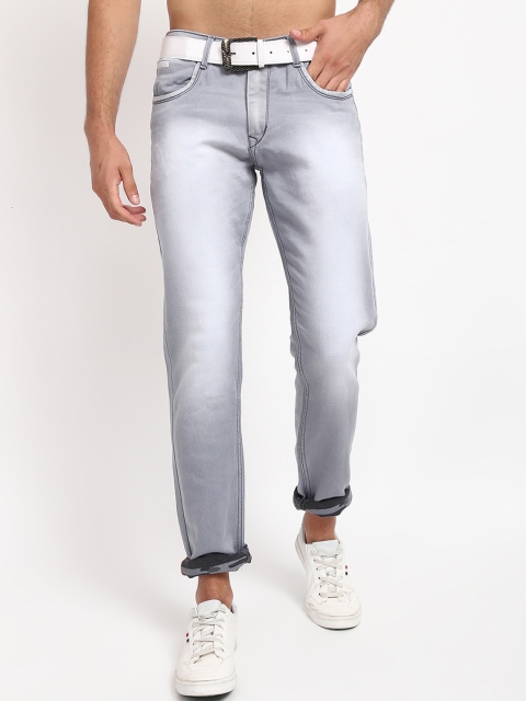 

V2 Value & Variety Men Grey Heavy Fade Jeans