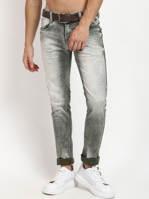 

V2 Value & Variety Men Olive Green Heavy Fade Jeans