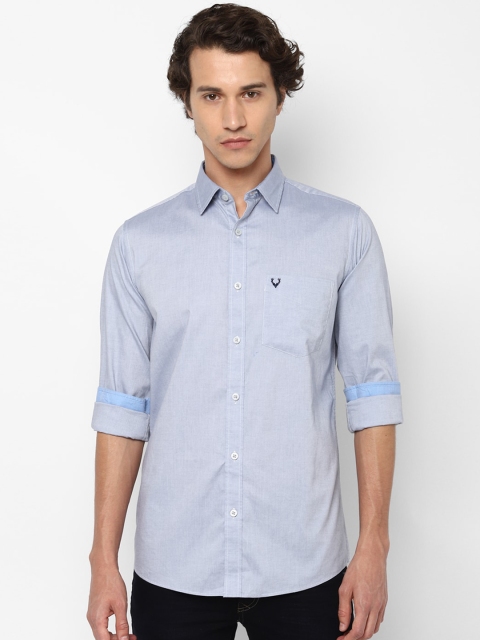 

Allen Solly Men Blue Slim Fit Casual Shirt