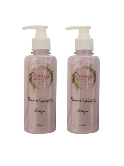 

Inaaya Organics Pack of 2 Luxurious Lavender Sulphate And Parabens Free Shampoo 250 ml, Brown