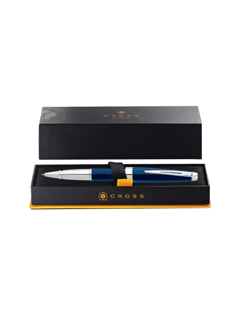 

Cross Navy Blue & Silver-Toned Aventura Selectip Rolling Ballpoint Pen with Box