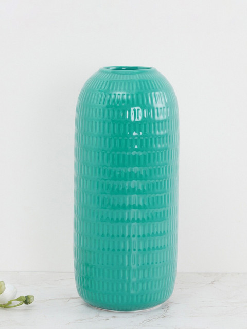 

Home Centre Green Textured Primrose Vase