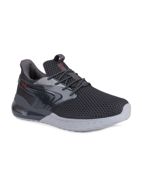 

Campus Men Grey Mesh Running Shoes