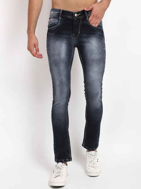 

V2 Value & Variety Men Grey Heavy Fade Jeans