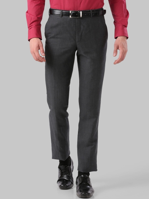 

Raymond Men Grey Solid Regular Fit Formal Trousers