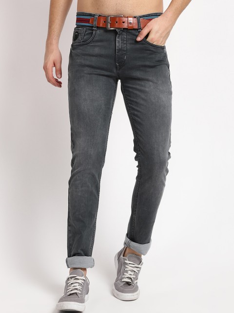 

V2 Value & Variety Men Charcoal Grey Light Fade Jeans