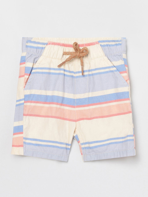 

max Boys Multicoloured Striped Regular Fit Regular Shorts, Multi