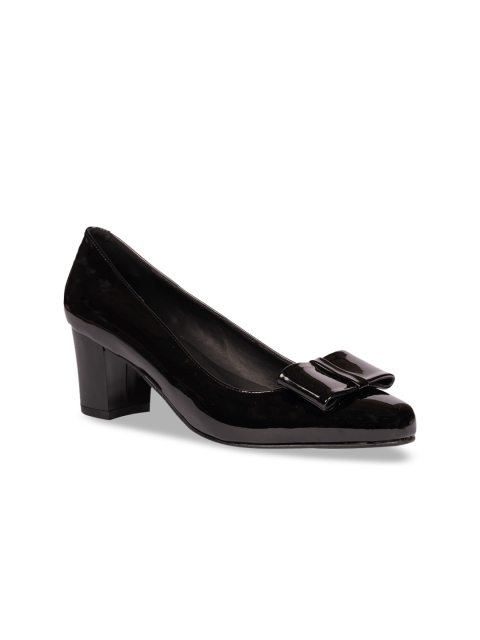 

HEATWAVE Women Black Solid Pumps