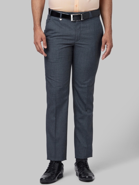 

Park Avenue Men Blue Slim Fit Formal Trousers
