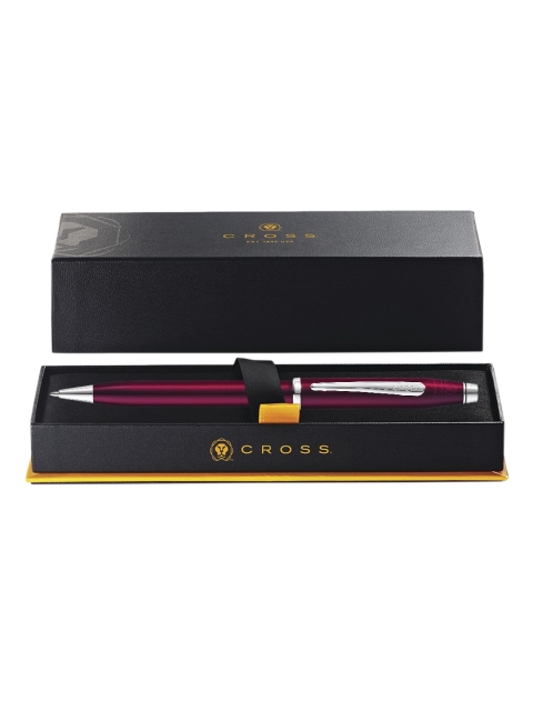 

Cross Maroon & Silver-Toned Century II Lacquer Ballpoint Pen with Box
