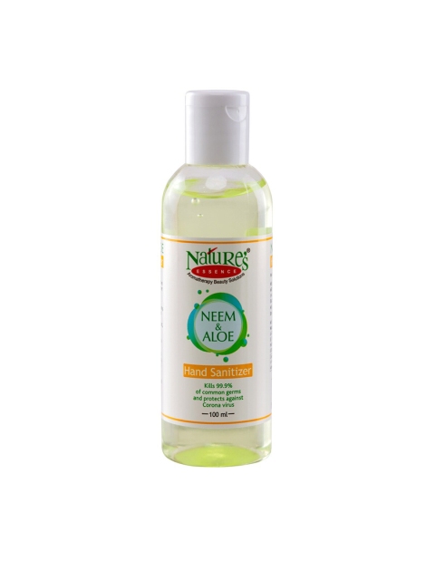

Nature's Essence Neem and Aloe Hand Sanitiser 100 ml, Green