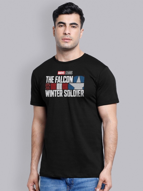 

Free Authority Men Black The Falcon & The Winter Soldier Printed T-shirt