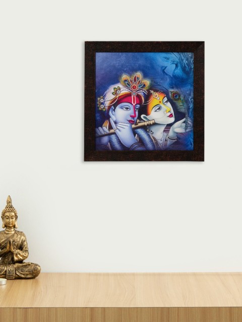 

Home Centre Blue & Red Corsica Radha Krishna Picture Wall Art