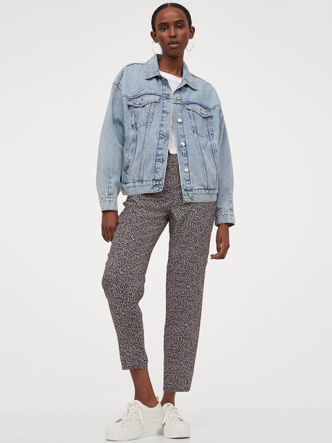 

H&M Women Black Pull-On Trousers
