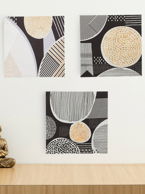 

Home Centre Brown & White Set of 3 Breeza Geometric Stone Picture Frame