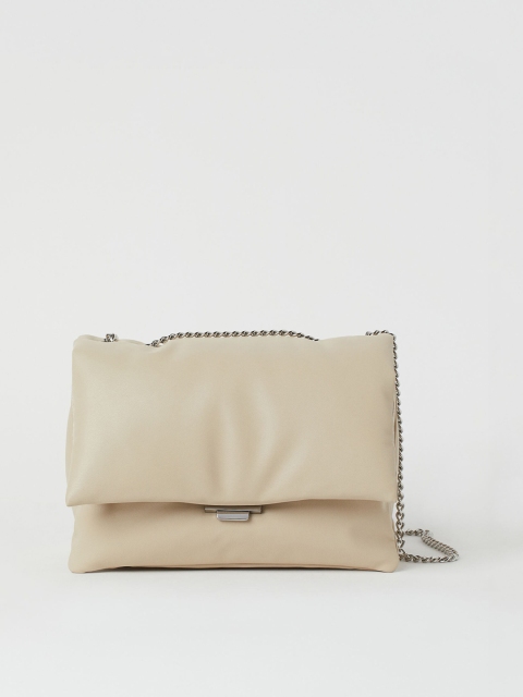 

H&M Womans Padded shoulder bag, Beige